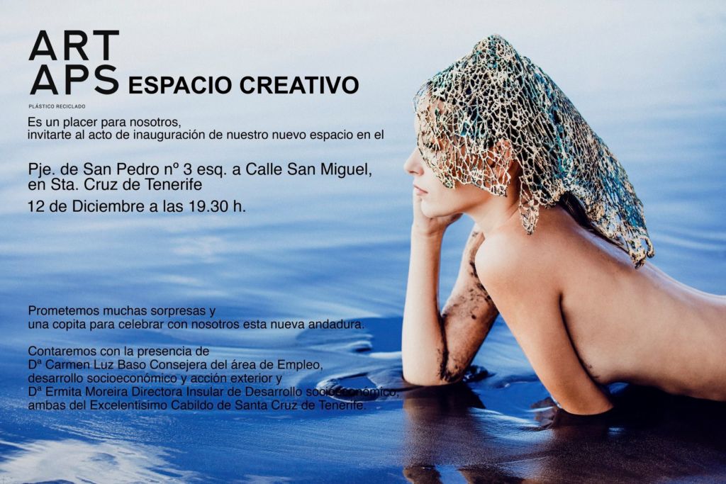 Cristina Valdespina @artaps_cd @Tenerifemoda con su firma Artaps pues será la apertura de su local en la ciudad de Santa Cruz de Tenerife