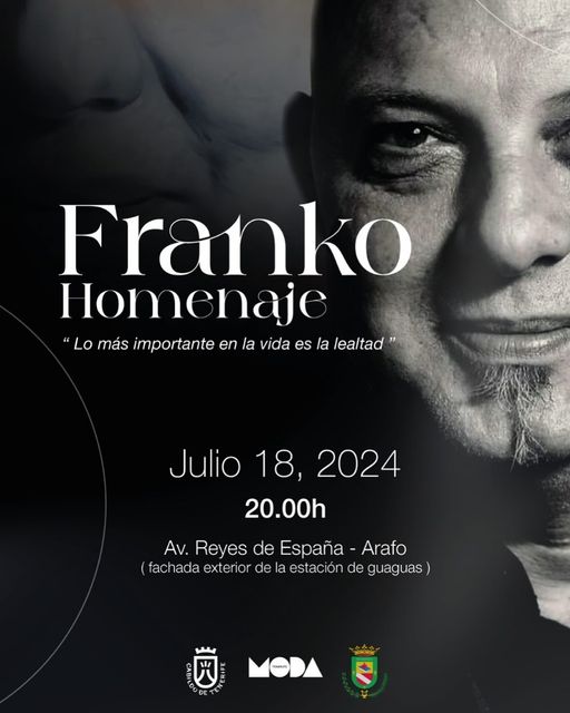 Homenaje a Franko el próximo jueves 18 de julio, en Arafo