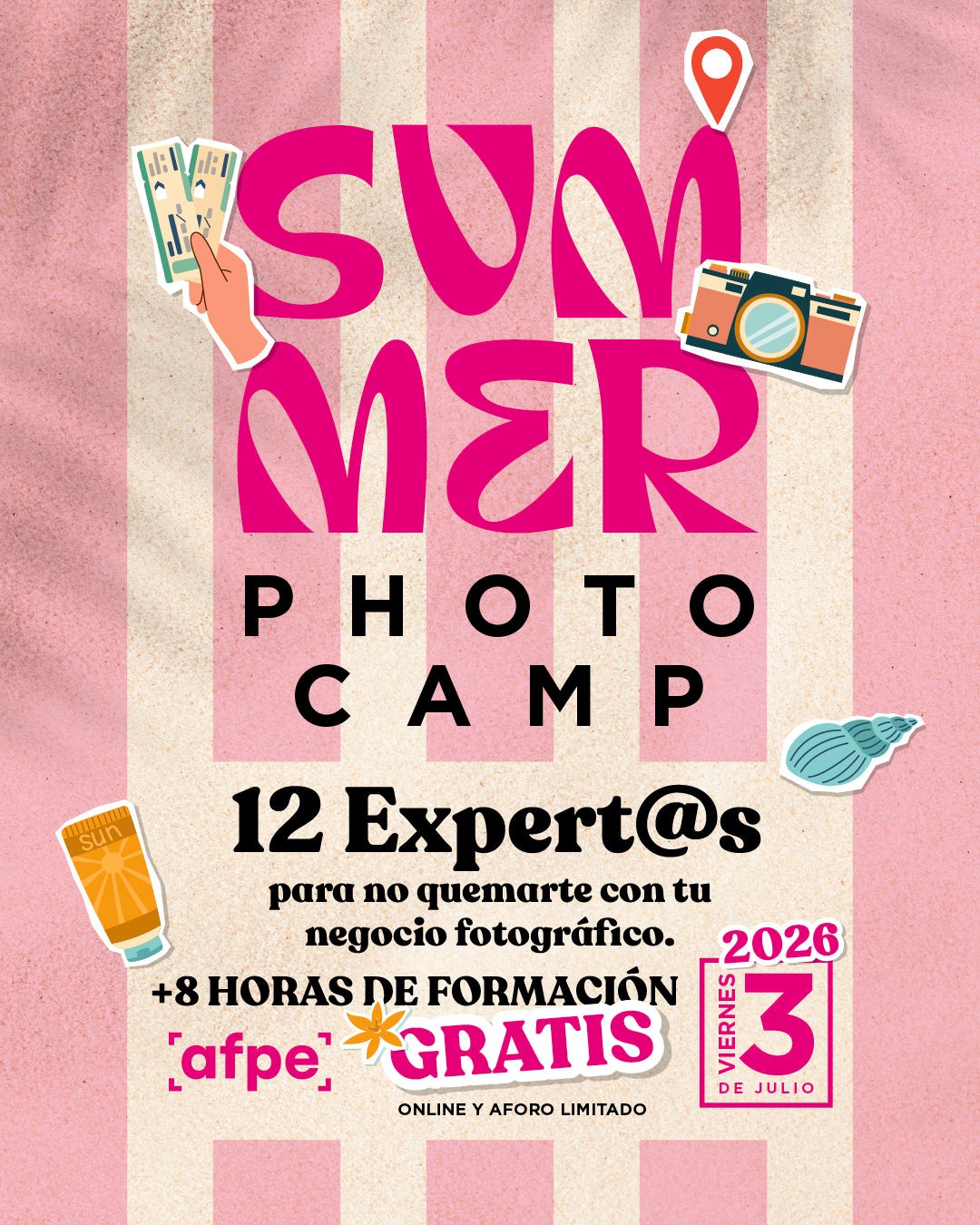 summer photo camp poster